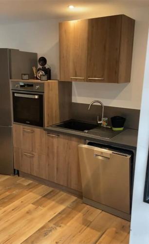 مطبخ, Appartement a 12 mn de Cauterets in Pierrefitte Nestalas مطبخ, Appartement a 12 mn de Cauterets in Pierrefitte Nestalas