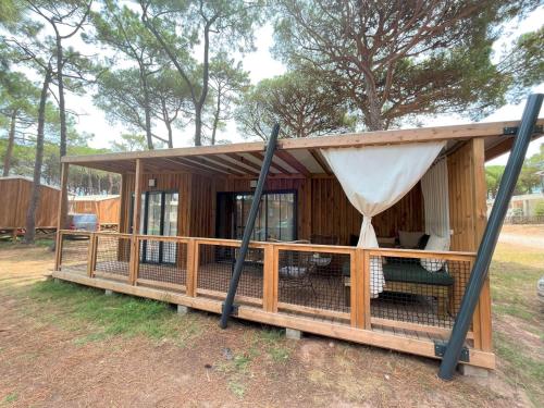 Balcony/terrace, Camping la Tamarissiere in Agde Balcony/terrace, Camping la Tamarissiere in Agde