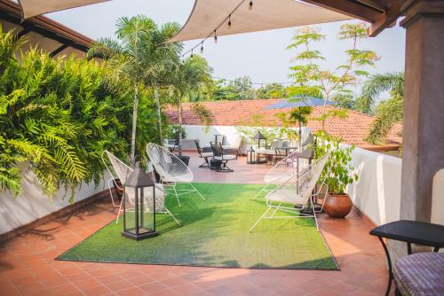 Ban công/sân hiên, Hotel Los Portales in Chinandega Ban công/sân hiên, Hotel Los Portales in Chinandega
