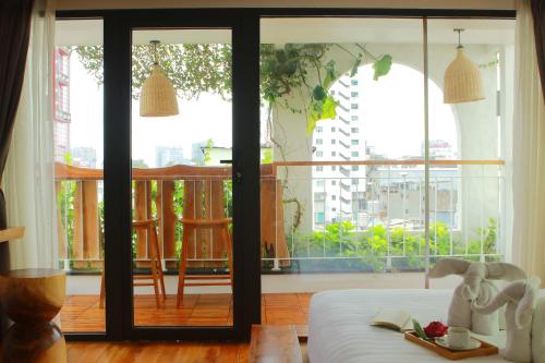 balcon/terrasse, Duc Vuong Saigon Hotel - Bui Vien in Ho Chi Minh balcon/terrasse, Duc Vuong Saigon Hotel - Bui Vien in Ho Chi Minh