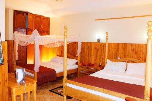 חדר שינה, Bunyonyi Safaris Resort in Kabale חדר שינה, Bunyonyi Safaris Resort in Kabale