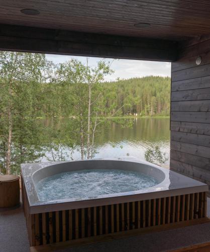 熱水浴缸, Kurula's Resort in 普哈聖山 熱水浴缸, Kurula's Resort in 普哈聖山