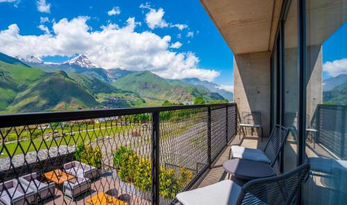 parveke/terassi, Step Inn - Kazbegi in Kazbegi parveke/terassi, Step Inn - Kazbegi in Kazbegi