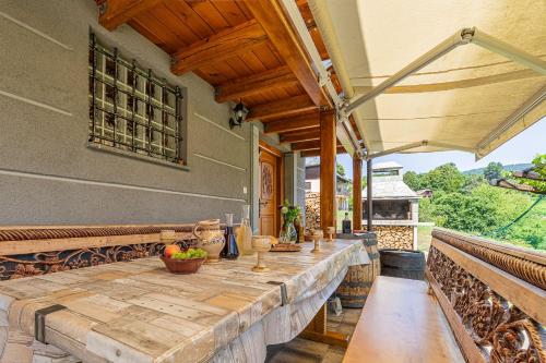 Balcony/terrace, Vineyard Cottage Stepan - Happy Rentals in Crnomelj Balcony/terrace, Vineyard Cottage Stepan - Happy Rentals in Crnomelj