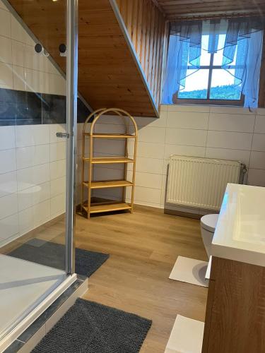 حمام, Ferienwohnung Auersbergsreut in Haidmuhle حمام, Ferienwohnung Auersbergsreut in Haidmuhle