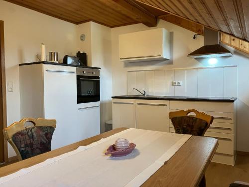 مطبخ, Ferienwohnung Auersbergsreut in Haidmuhle مطبخ, Ferienwohnung Auersbergsreut in Haidmuhle