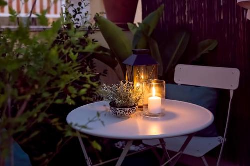 Sol y Malaga - Designer Duplex con Terraza y Parking