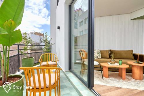 Balcony/terrace, Stayhere Casablanca - Maarif - Elite Residence in Casablanca Balcony/terrace, Stayhere Casablanca - Maarif - Elite Residence in Casablanca