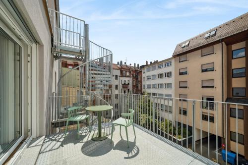 Erkély/terasz, limehome Nuremberg Celtisplatz in Nürnberg Erkély/terasz, limehome Nuremberg Celtisplatz in Nürnberg