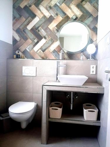 Badkamer, Ferienwohnung Haufe in Lohmen Badkamer, Ferienwohnung Haufe in Lohmen