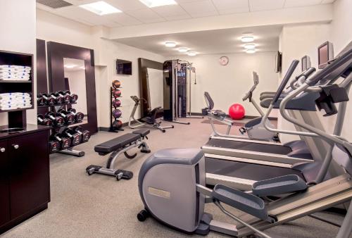 Fitness center, Hilton Garden Inn NYC Financial Center/Manhattan Downtown in Financial District Fitness center, Hilton Garden Inn NYC Financial Center/Manhattan Downtown in Financial District