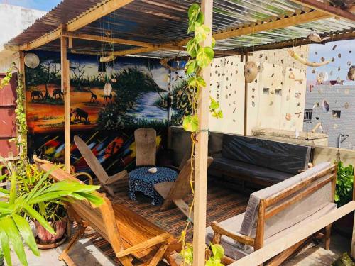 Erkély/terasz, Fadidi House in Ouakam Erkély/terasz, Fadidi House in Ouakam