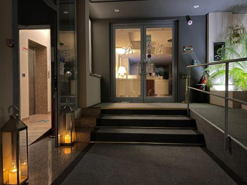 Bejárat, Hotel Alfieri in Sirmione Bejárat, Hotel Alfieri in Sirmione