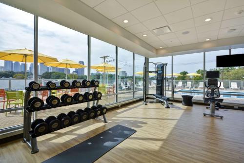 Fitness center, Home2 Suites by Hilton Dallas Downtown Baylor Scott & White in East Dallas Fitness center, Home2 Suites by Hilton Dallas Downtown Baylor Scott & White in East Dallas