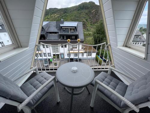 Terraza/balcón, Hotel Haus Erholung in Cochem Terraza/balcón, Hotel Haus Erholung in Cochem