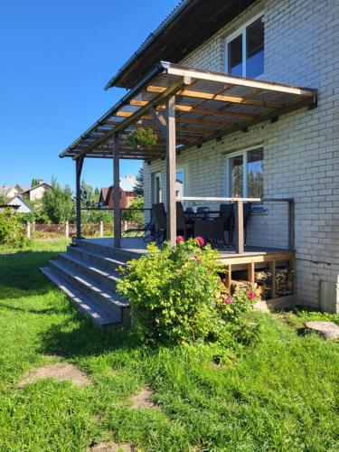 Vasarnamis su terasa in Verkių Riešė Vasarnamis su terasa in Verkių Riešė