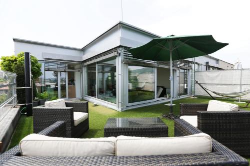 Balkon/teras, City Hotel Nitra with free parking in Nitra Balkon/teras, City Hotel Nitra with free parking in Nitra