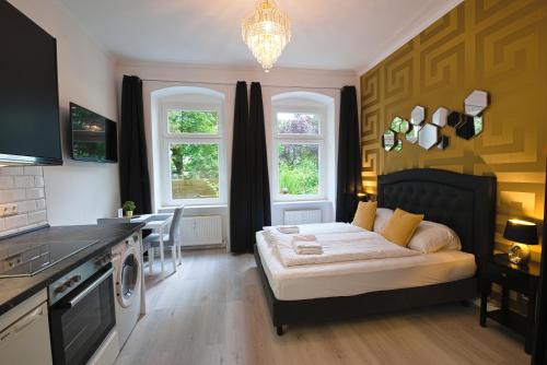 Bed, Style Apartment Berlin in Airport Berlin-Tegel Bed, Style Apartment Berlin in Airport Berlin-Tegel