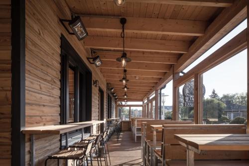 餐厅, Bretterbude Büsum (Bretterbude Busum) in 比苏姆 餐厅, Bretterbude Büsum (Bretterbude Busum) in 比苏姆