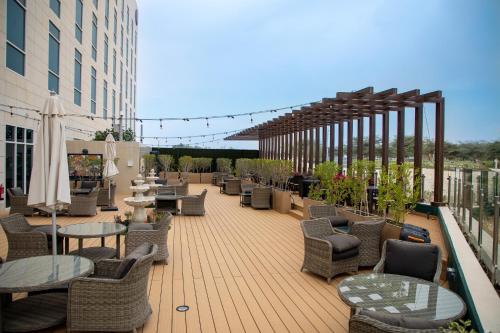Balcony/terrace, Premier Inn Doha Education City Hotel in Ar Rayyan Balcony/terrace, Premier Inn Doha Education City Hotel in Ar Rayyan