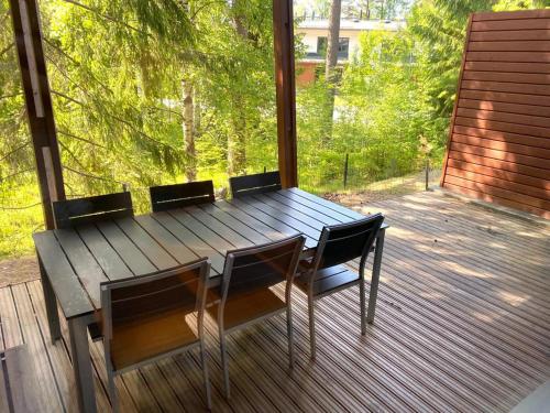 Balkong/terasse, 546 Kylpyla SPA, Saimaa Villa in Imatra Balkong/terasse, 546 Kylpyla SPA, Saimaa Villa in Imatra