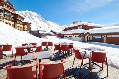 Balcony/terrace, Hotel L'Eden des Cimes - Vacances Bleues - Belle Plagne 2100 in La Plagne Balcony/terrace, Hotel L'Eden des Cimes - Vacances Bleues - Belle Plagne 2100 in La Plagne