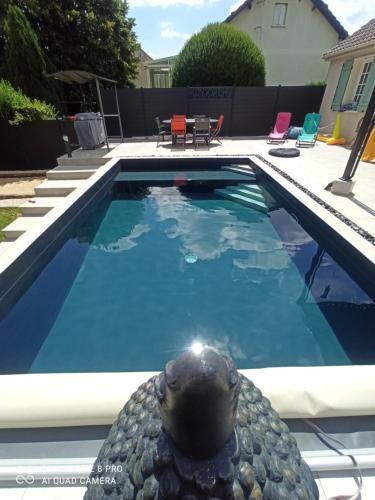 Swimming pool, Charmante maison avec piscine chauffee in Auffargis Swimming pool, Charmante maison avec piscine chauffee in Auffargis