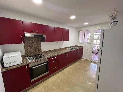 kuhinja, Aprt BahiaGolf Beach Bouznika, Résidence Front Mer (Aprt BahiaGolf Beach Bouznika, Residence Front Mer) in Bouznika kuhinja, Aprt BahiaGolf Beach Bouznika, Résidence Front Mer (Aprt BahiaGolf Beach Bouznika, Residence Front Mer) in Bouznika
