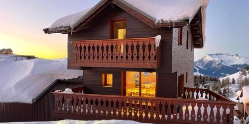 Chalet avec sauna et emplacement presque skis aux pieds in Ла Плань Chalet avec sauna et emplacement presque skis aux pieds in Ла Плань