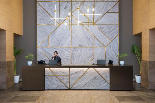 Lobby, Hyatt Place Vijayawada in Vijayawada Lobby, Hyatt Place Vijayawada in Vijayawada
