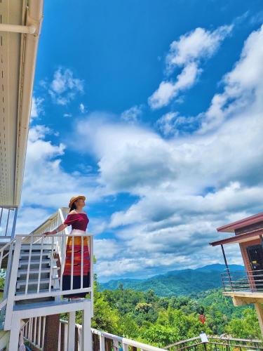 Balcony/terrace, Doitung Santi Homestay near Doi Tung Royal Villa Balcony/terrace, Doitung Santi Homestay near Doi Tung Royal Villa