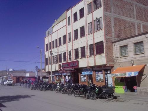 Indgang, Julia Plaza Hotel in Uyuni Indgang, Julia Plaza Hotel in Uyuni