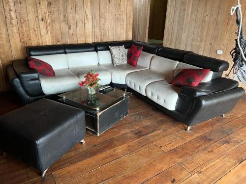 Közös társalgó / TV, Cabana La Marea in Bahia Solano (Choco) Közös társalgó / TV, Cabana La Marea in Bahia Solano (Choco)