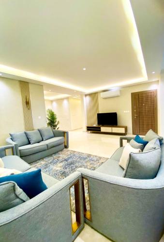 Shared lounge/TV area, Odeh Residence in Aqaba Shared lounge/TV area, Odeh Residence in Aqaba