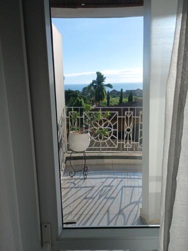 Balcony/terrace, Himma's Apartments in Lakka Balcony/terrace, Himma's Apartments in Lakka