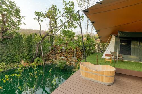 Balcony/terrace, CAMP CAYLA - EDEN in Su Thep Balcony/terrace, CAMP CAYLA - EDEN in Su Thep