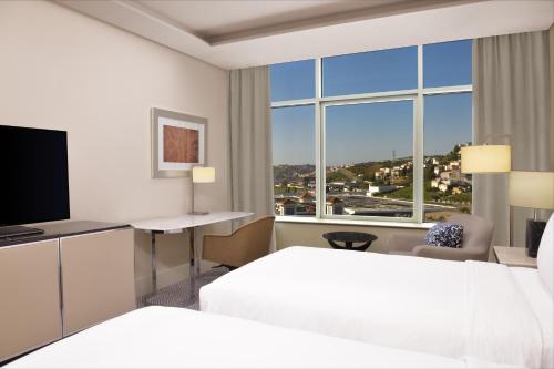 Guestroom, Hilton Tanger City Center Hotel & Residences in Tangier Guestroom, Hilton Tanger City Center Hotel & Residences in Tangier