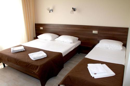 Bed, Hotel Morskaya Volna in Anapa Bed, Hotel Morskaya Volna in Anapa