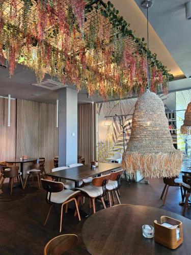 餐廳, 辛帕提亞酒店 (Viesbutis Simpatija) in 德魯斯金卡 餐廳, 辛帕提亞酒店 (Viesbutis Simpatija) in 德魯斯金卡