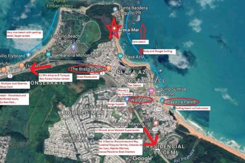 1st floor, A/C Everywhere, Balcony with Beach View in Luquillo in Luquillo 1st floor, A/C Everywhere, Balcony with Beach View in Luquillo in Luquillo