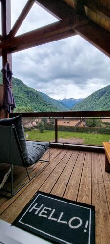 Kilátás, Luchon superbe appartement 8 places 80m2 vue montagne 180 in Saint Mamet Kilátás, Luchon superbe appartement 8 places 80m2 vue montagne 180 in Saint Mamet