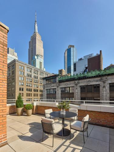 Balcony/terrace, Hotel AKA NoMad in Gramercy Balcony/terrace, Hotel AKA NoMad in Gramercy