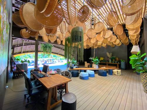 Lobby, The Mak Trat in Koh Mak eiland (Trad provincie) Lobby, The Mak Trat in Koh Mak eiland (Trad provincie)