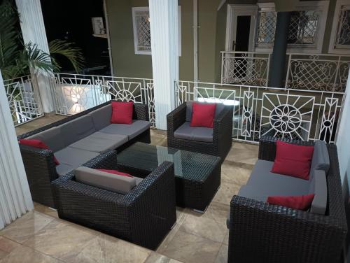 Shared lounge/TV area, Himma's Apartments in Lakka Shared lounge/TV area, Himma's Apartments in Lakka
