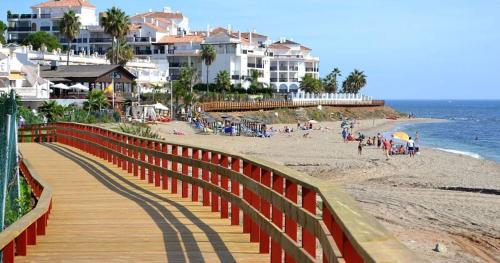 Strand, View on golf - swimmingpool - the sea at La Cala in Riviera Sol Strand, View on golf - swimmingpool - the sea at La Cala in Riviera Sol