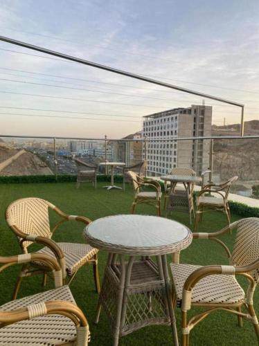 Erkély/terasz, فندق ذكرى الكوثر in Al Taif Erkély/terasz, فندق ذكرى الكوثر in Al Taif