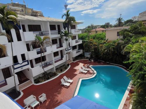 Swimming pool, Calypso Beach Hotel by The Urbn House Santo Domingo Airport in Boca Chica Swimming pool, Calypso Beach Hotel by The Urbn House Santo Domingo Airport in Boca Chica