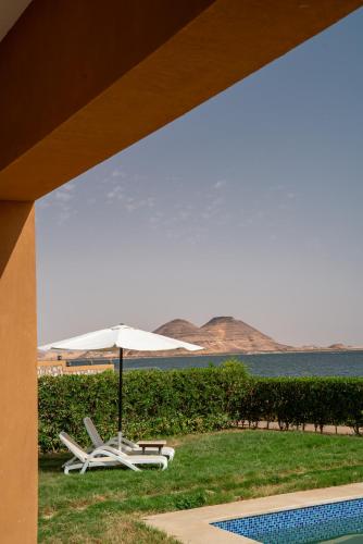 Balcony/terrace, Azal Lagoons Resort Abu Simbel in Abu Simbel Balcony/terrace, Azal Lagoons Resort Abu Simbel in Abu Simbel