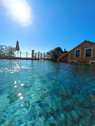 Swimming pool, L'Escapade Authentique in Brouchaud Swimming pool, L'Escapade Authentique in Brouchaud