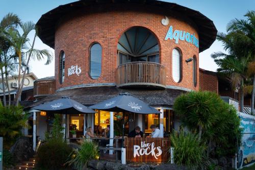 Restoran, Aquarius Backpackers Resort in Byron Bay Restoran, Aquarius Backpackers Resort in Byron Bay